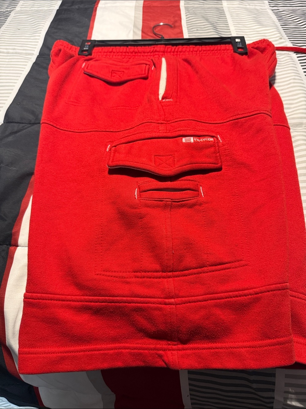 Nautica Bright Red Fleece Utility Skirt